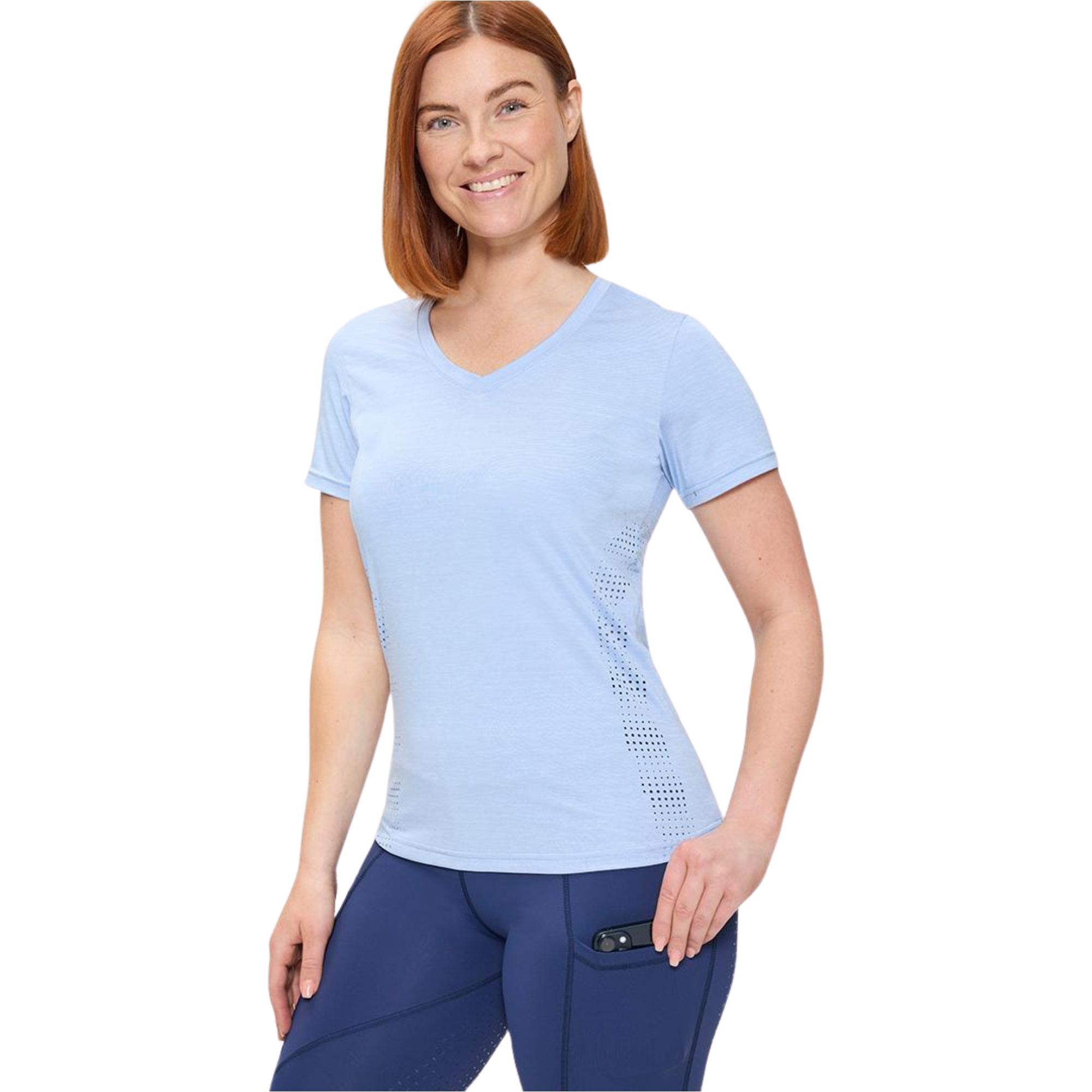 2026 Mountain Horse Womens Aztec T-shirt 46050422 - Blue